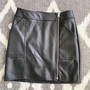 Leather skirt
